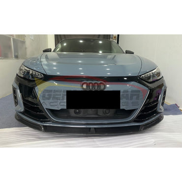 2021-2024 Audi E-Tron GT Carbon Fiber Front Lip | E-Tron GT - Front Lips/Splitters