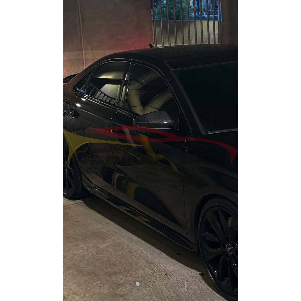 2021 + Audi A3/S3/RS3 Carbon Fiber Mirror Caps | 8Y A3/S3/RS3 Mirror Caps