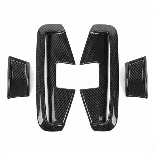 2021-2024 BMW 4-Series Carbon Fiber Front Fog Lamp Canards 4Pcs | G22/G23/G26 - Additional Accessories