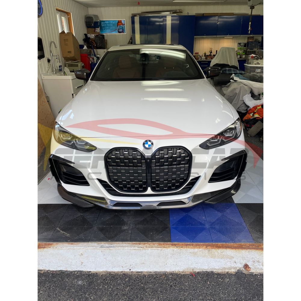 2021 + Bmw 4-Series Carbon Fiber Front Splitters | G22/G23 Lips/Splitters