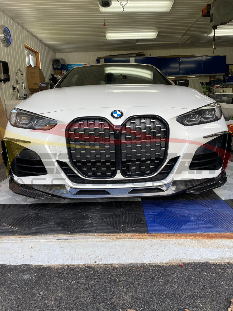 2021 + Bmw 4-Series Carbon Fiber Front Splitters | G22/G23 Lips/Splitters