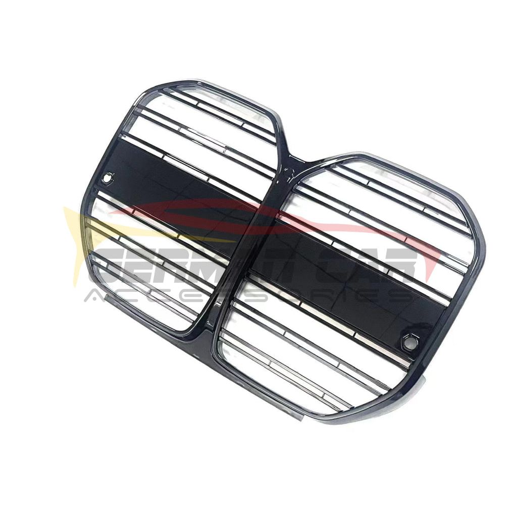 2021+ Bmw 4-Series Gloss Black Dual Slat Kidney Grilles | G26