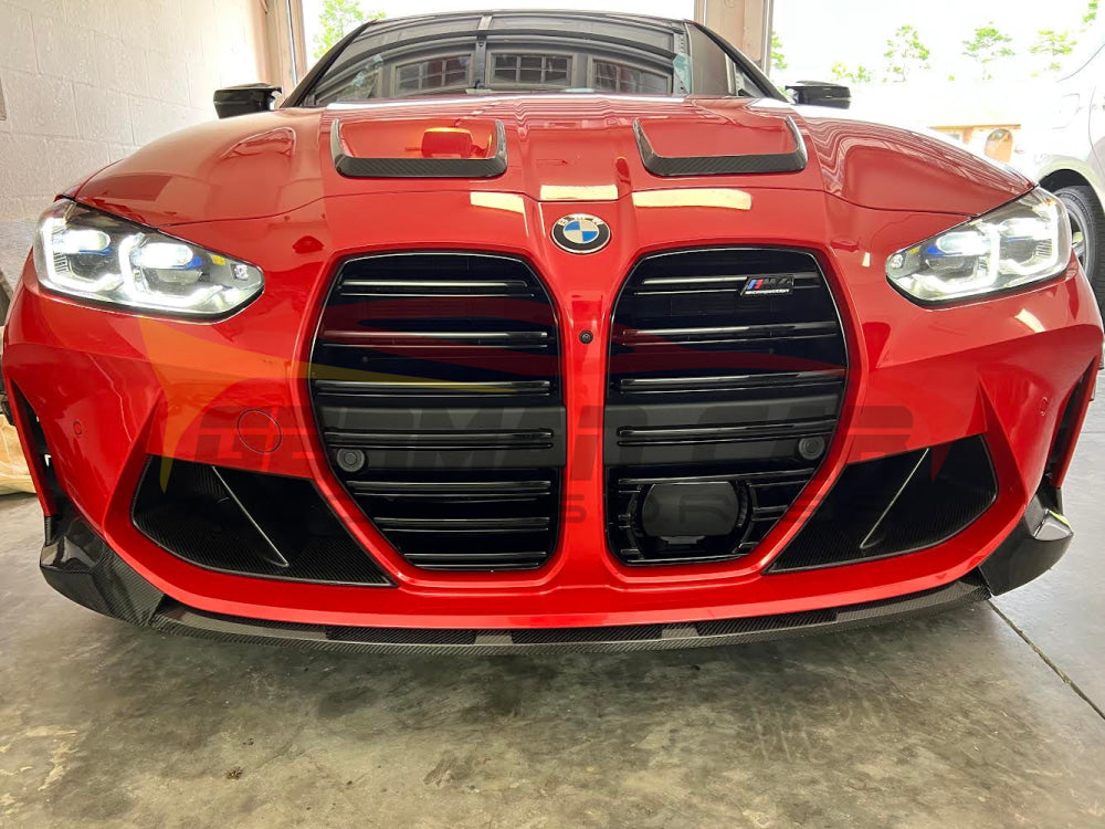 2021+ Bmw M3/m4 Carbon Fiber Front Hood Splitters | G80/g82/g83