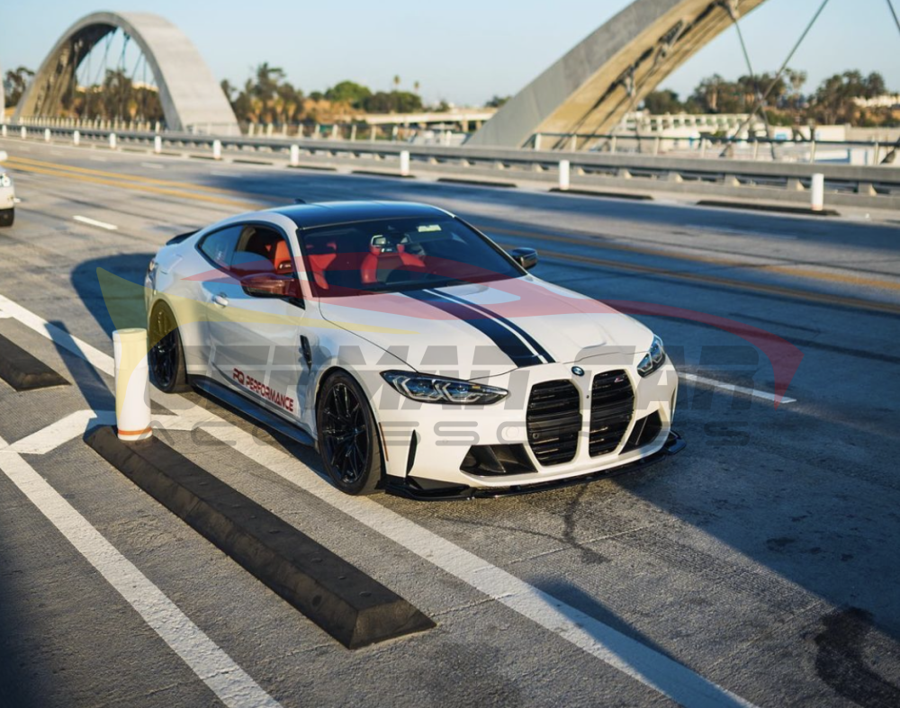 2021+ Bmw M3/m4 Carbon Fiber M Performance Style Front Bumper Air Duct Replacements | G80/g82/g83