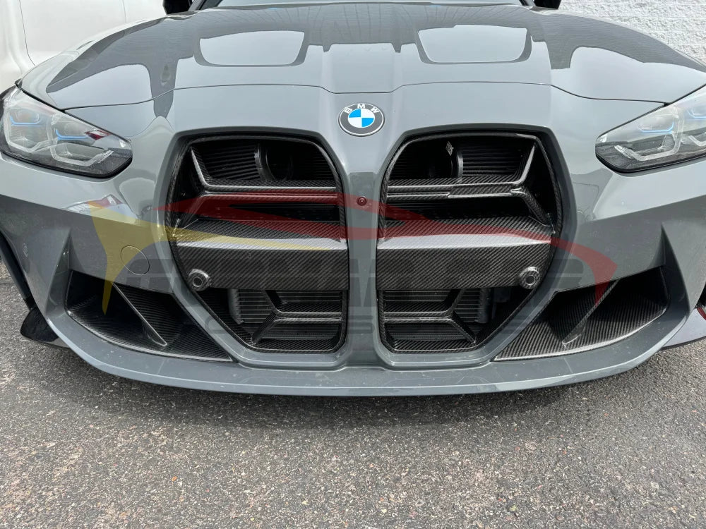 2021 + Bmw M3/M4 Carbon Fiber M Performance Style Front Bumper Air Duct Replacements | G80/G82/G83