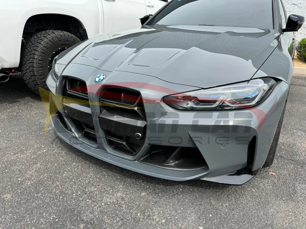 2021 + Bmw M3/M4 Carbon Fiber M Performance Style Front Bumper Air Duct Replacements | G80/G82/G83