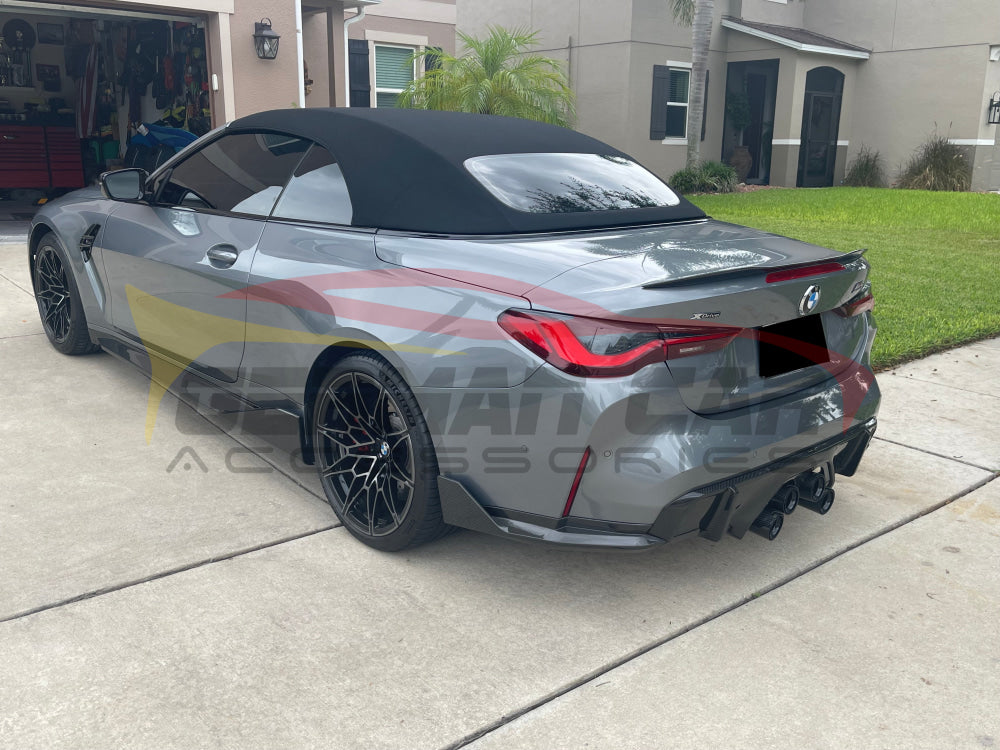 2021+ Bmw M3/M4 Carbon Fiber M Performance Style Rear Bumper Splitters | G80/G82/G83 Additional