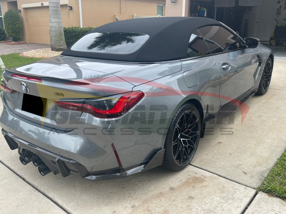 2021+ Bmw M3/M4 Carbon Fiber M Performance Style Rear Bumper Splitters | G80/G82/G83 Additional