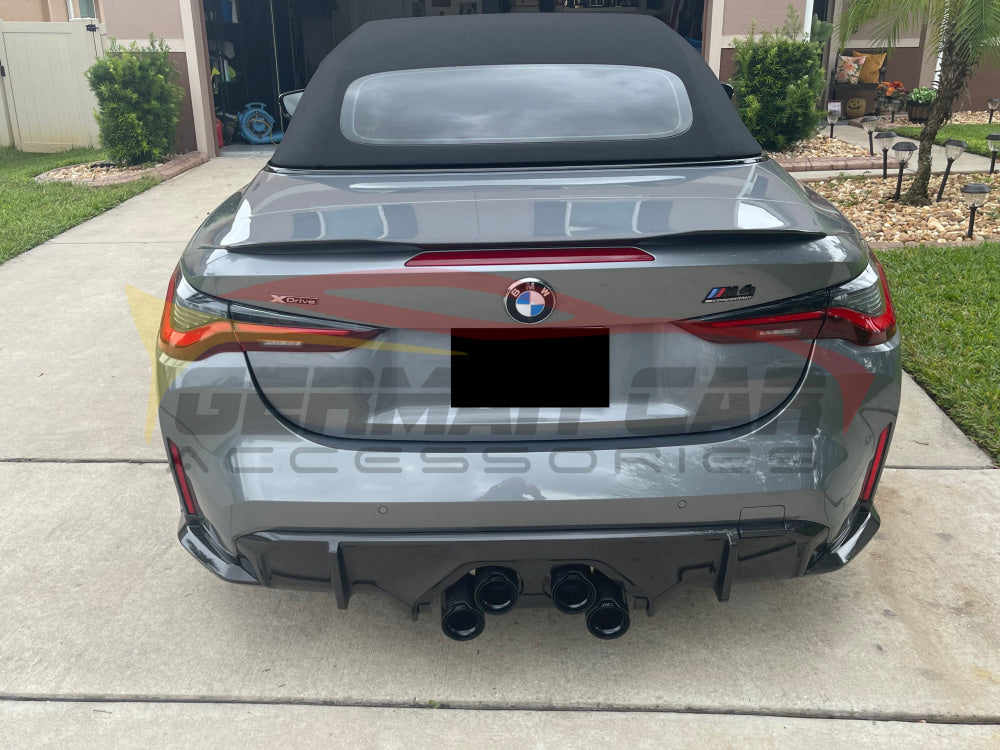 2021+ Bmw M3/M4 Carbon Fiber M Performance Style Rear Bumper Splitters | G80/G82/G83 Additional