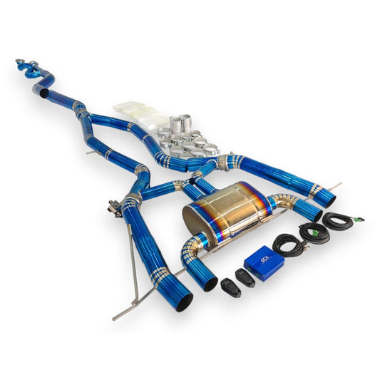 2021 + Bmw M3/M4 Valved Sport Exhaust System | G80/G82/G83 Titanium / Chrome Tips Axleback Only