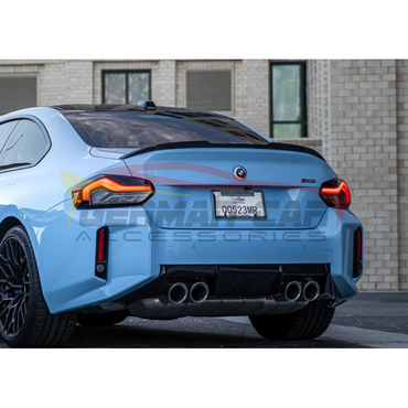 2022 + BMW 2-Series/M2 CS Style Carbon Fiber Trunk Spoiler | G42/G87 Rear Trunk Spoilers