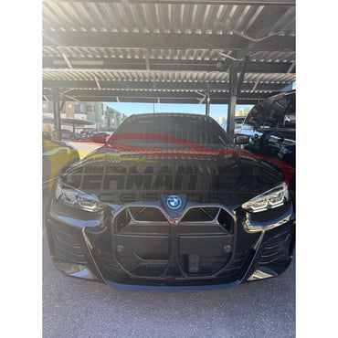 2022+ BMW i4 Carbon Fiber CSL Style Kidney Grilles | G26 - Kidney Grilles