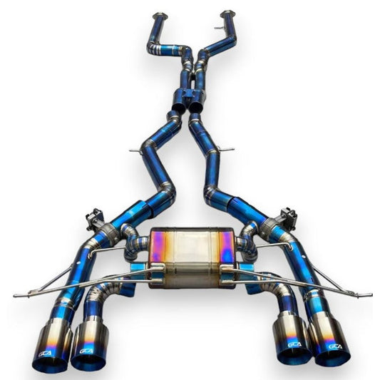 2022 + Bmw M2 Valved Sport Exhaust System | G87 Titanium / Chrome Tips Axleback Only