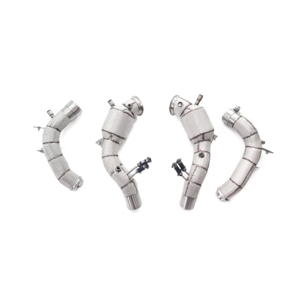2022 + Mercedes SL63 AMG Downpipes | R232 Yes Heat Shield / Racing Downpipe (No Cat) Downpipes