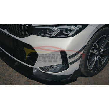 2023+ BMW 3-Series Carbon Fiber Front Side Bumper Trim | G20 LCI - Additional Accessories