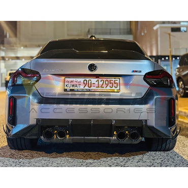 2023 + BMW M2 M Performance Style Carbon Fiber Diffuser | G87 Rear Diffusers