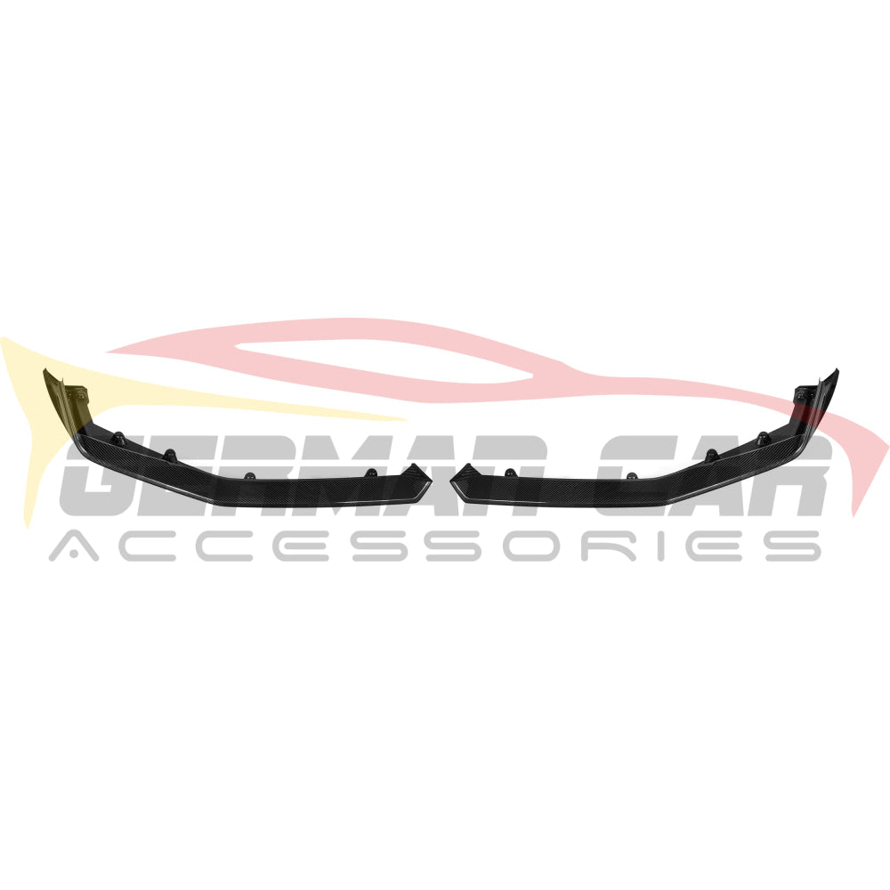 2024 + BMW M5 Carbon Fiber M Performance Style Front Splitters | G90 Front Lips/Splitters