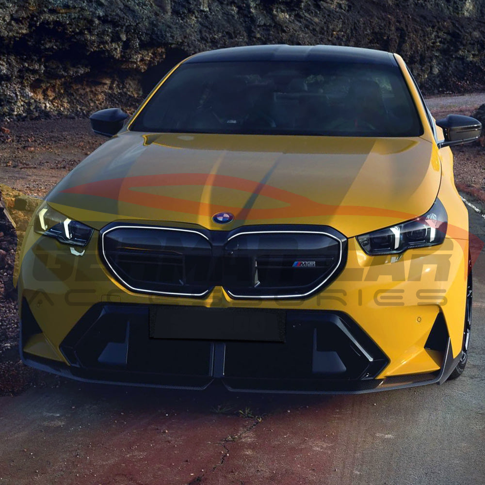 2024 + BMW M5 Carbon Fiber M Performance Style Front Splitters | G90 Front Lips/Splitters