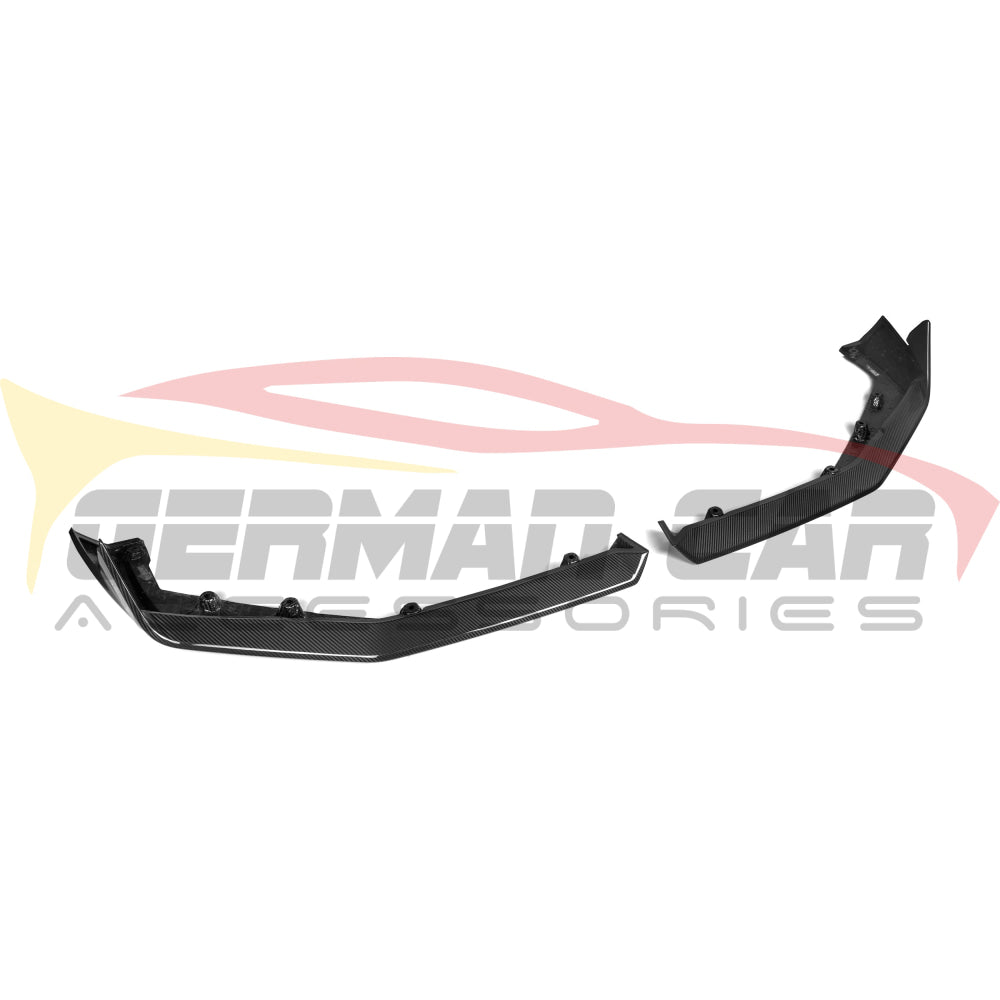 2024 + BMW M5 Carbon Fiber M Performance Style Front Splitters | G90 Front Lips/Splitters