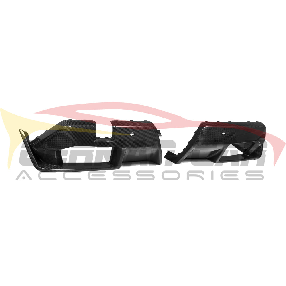 2024 + BMW M5 Carbon Fiber M Performance Style Rear Diffuser | G90 Rear Diffusers