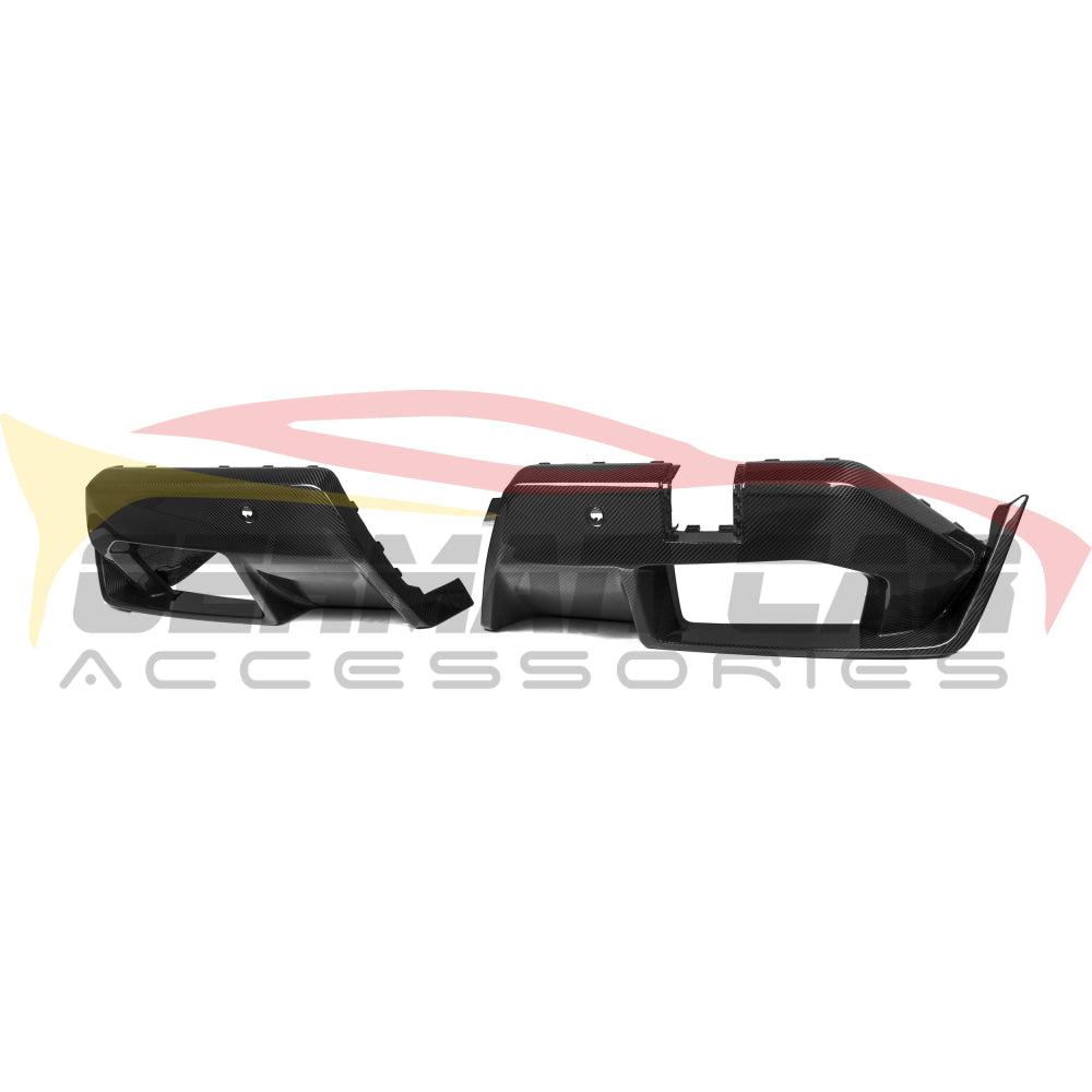 2024 + BMW M5 Carbon Fiber M Performance Style Rear Diffuser | G90 Rear Diffusers