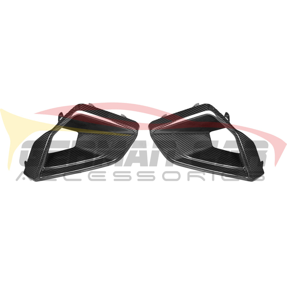 2024 + BMW X5 M Performance Style Carbon Fiber Lower Air Ducts | G05 LCI Additional Accessories