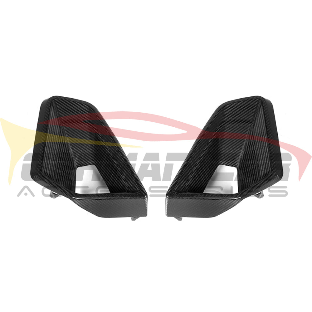 2024 + BMW X5 M Performance Style Carbon Fiber Lower Air Ducts | G05 LCI Additional Accessories