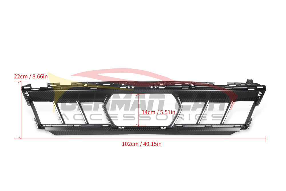 2024 + BMW X5 OEM Style Carbon Fiber Front Lower Grille | G05 LCI Additional Accessories