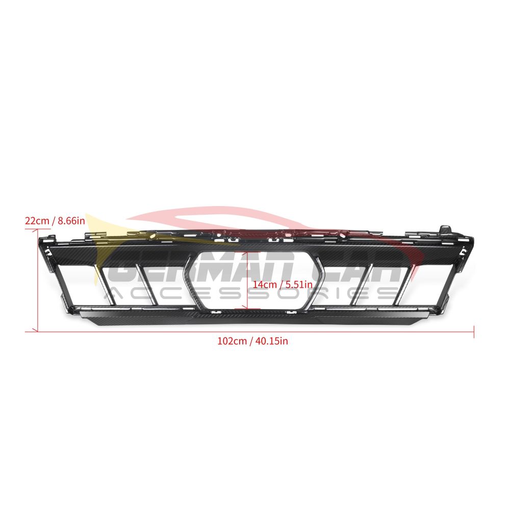 2024 + BMW X5 OEM Style Carbon Fiber Front Lower Grille | G05 LCI Additional Accessories