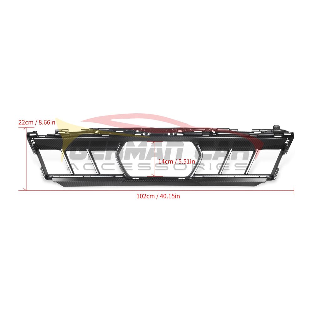 2024 + BMW X5 OEM Style Carbon Fiber Front Lower Grille | G05 LCI Additional Accessories