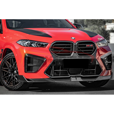 2024 + BMW X6M S Style Carbon Fiber Front Lip | F96 LCI Front Lips/Splitters