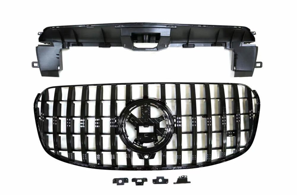 2024 + Mercedes-Benz Gls Gtr Style Front Grille | W167 Gloss Black Grilles