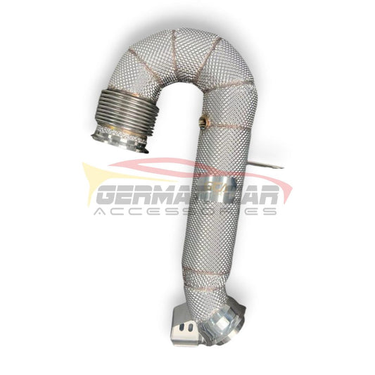 2017 + Mercedes S-Class Downpipe | W222/W223 Yes Heat Shield / Racing (No Cat) Front Race Pipes