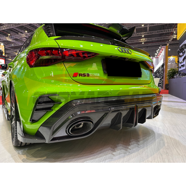 2025+ Audi RS3 Carbon Fiber Rear Diffuser | 8Y.5 RS3 - Rear Diffusers