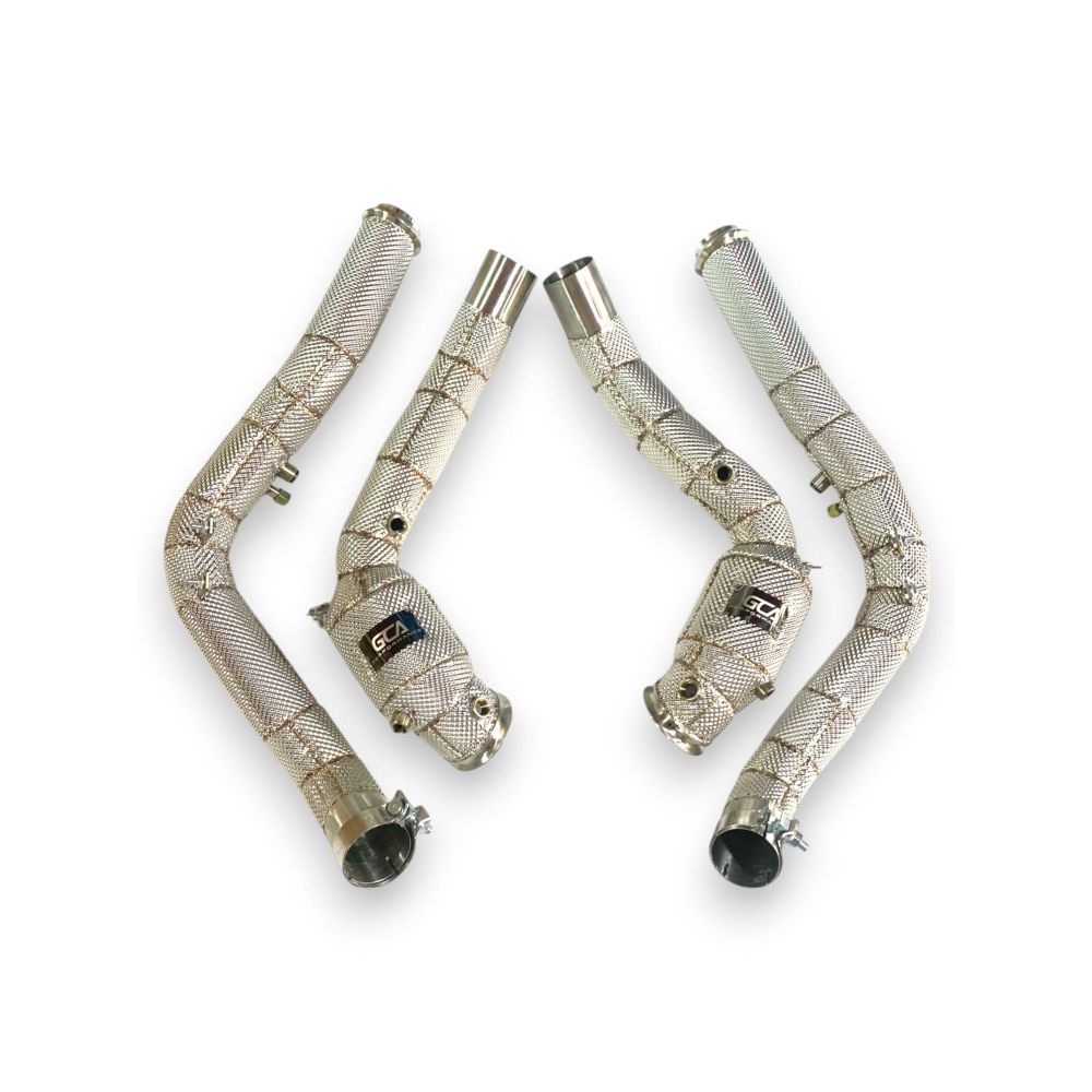 2025 + Mercedes G63 AMG Downpipes | W465 Yes Heat Shield / Racing Downpipe (No Cat) Downpipes