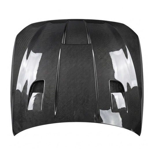 2010-2017 BMW 5-Series V Style Carbon Fiber Hood | F07