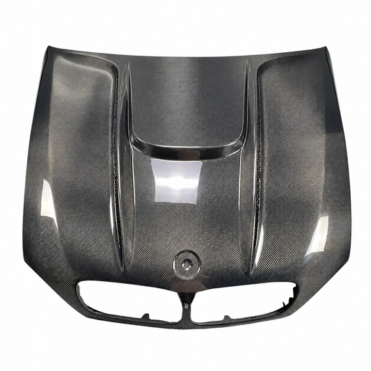 2007-2014 BMW X5/X6/X5M/X6M H Style Carbon Fiber Hood | E70/E71