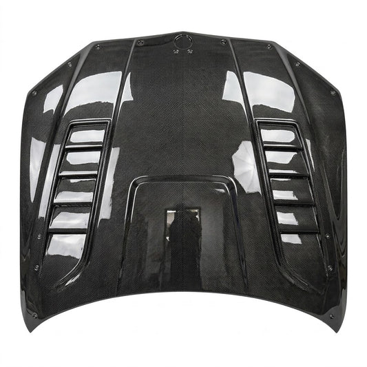 2019+ BMW X5/X5M/X6/X6M V1 Style Carbon Fiber Hood | G05/G06/F95/F96