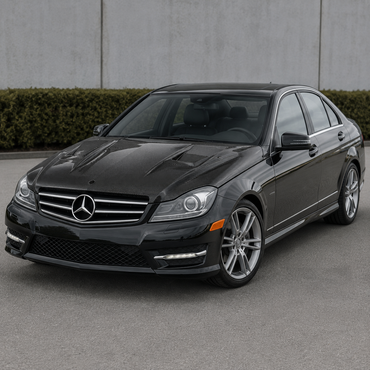 2012-2015 Mercedes C-Class A Style Carbon Fiber Hood | W204/C204
