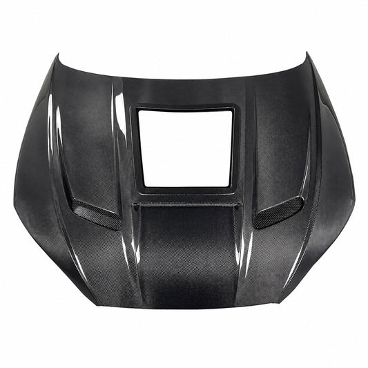 2018-2024 Audi A5/S5/RS5 Glass Engine Cover V3 Carbon Fiber Hood | B9/B9.5