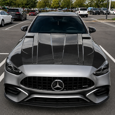 2022+ Mercedes C-Class LD Style Carbon Fiber Hood | W206/S206