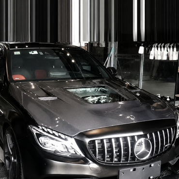 2016-2022 Mercedes GLC-Class/GLC63 AMG Glass Engine Cover Carbon Hood | X253/C253
