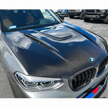 2011-2018 BMW X3/X4 H Style Carbon Fiber Hood | F25/F26