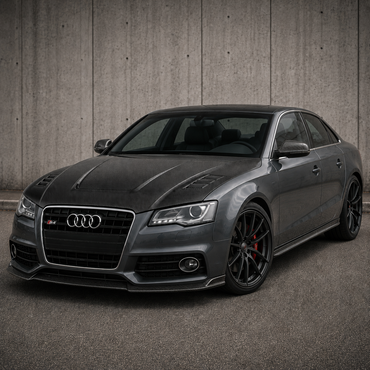 2009-2012 Audi A4/S4/RS4 V Style Carbon Fiber Hood | B8 A4/S4/RS4