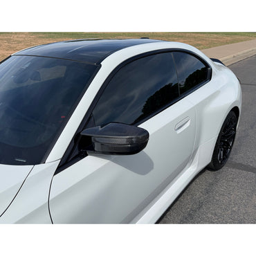 2023+ BMW M2 Carbon Fiber Mirror Caps | G87