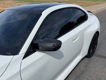 2022+ BMW 2-Series M-Style Carbon Fiber Mirror Caps | G42 M240i