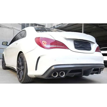 2014-2019 Mercedes-Benz CLA-Class V2 Style Carbon Fiber Rear Diffuser | W117/C117