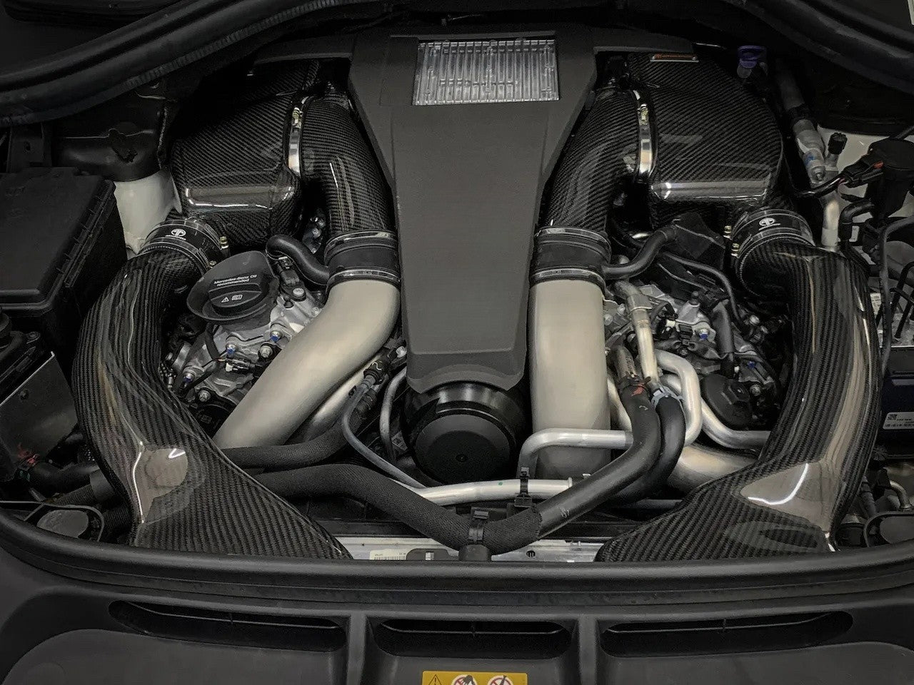 2013-2017 Mercedes-Benz S500/S550/S63 AMG Carbon Fiber High-Flow Cold Air Intake | W222/C217/A217
