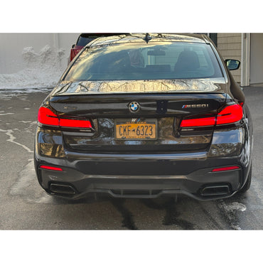 2017-2023 BMW 5-Series Carbon Fiber M Performance Style Diffuser | G30