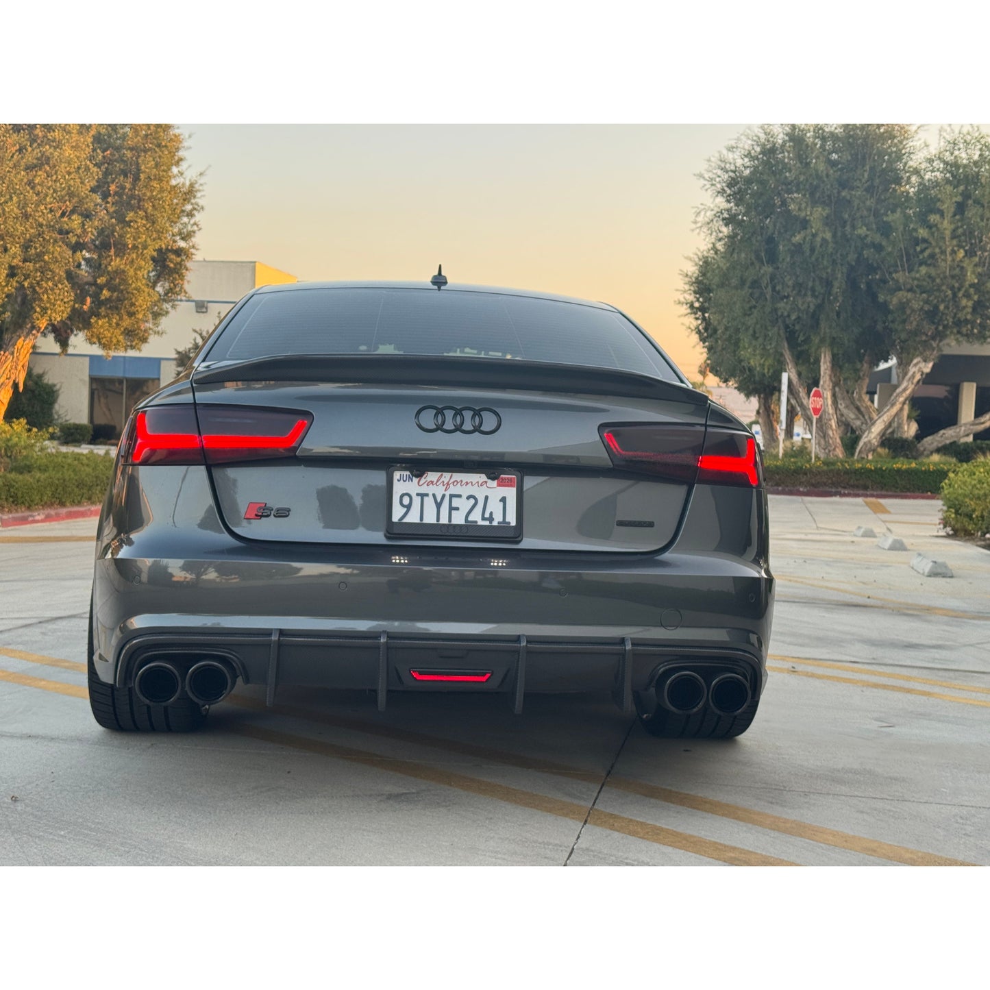 2016-2018 Audi A6/S6 Ducktail Carbon Fiber Trunk Spoiler | C7.5 A6/S6